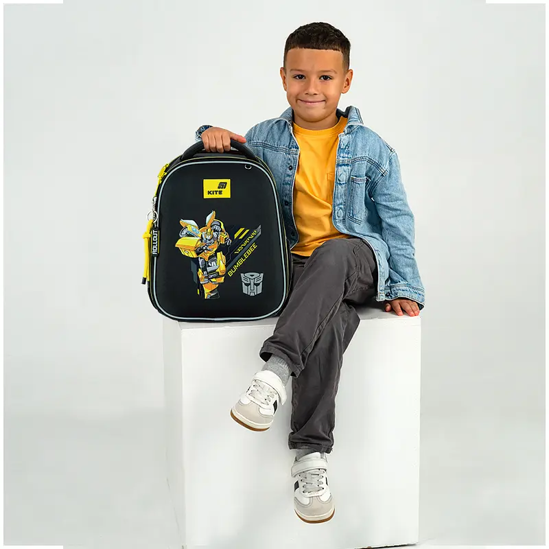 Рюкзак для початкової школи Kite Education каркасний 555 TF Чорний (TF26-555S) - фото 18