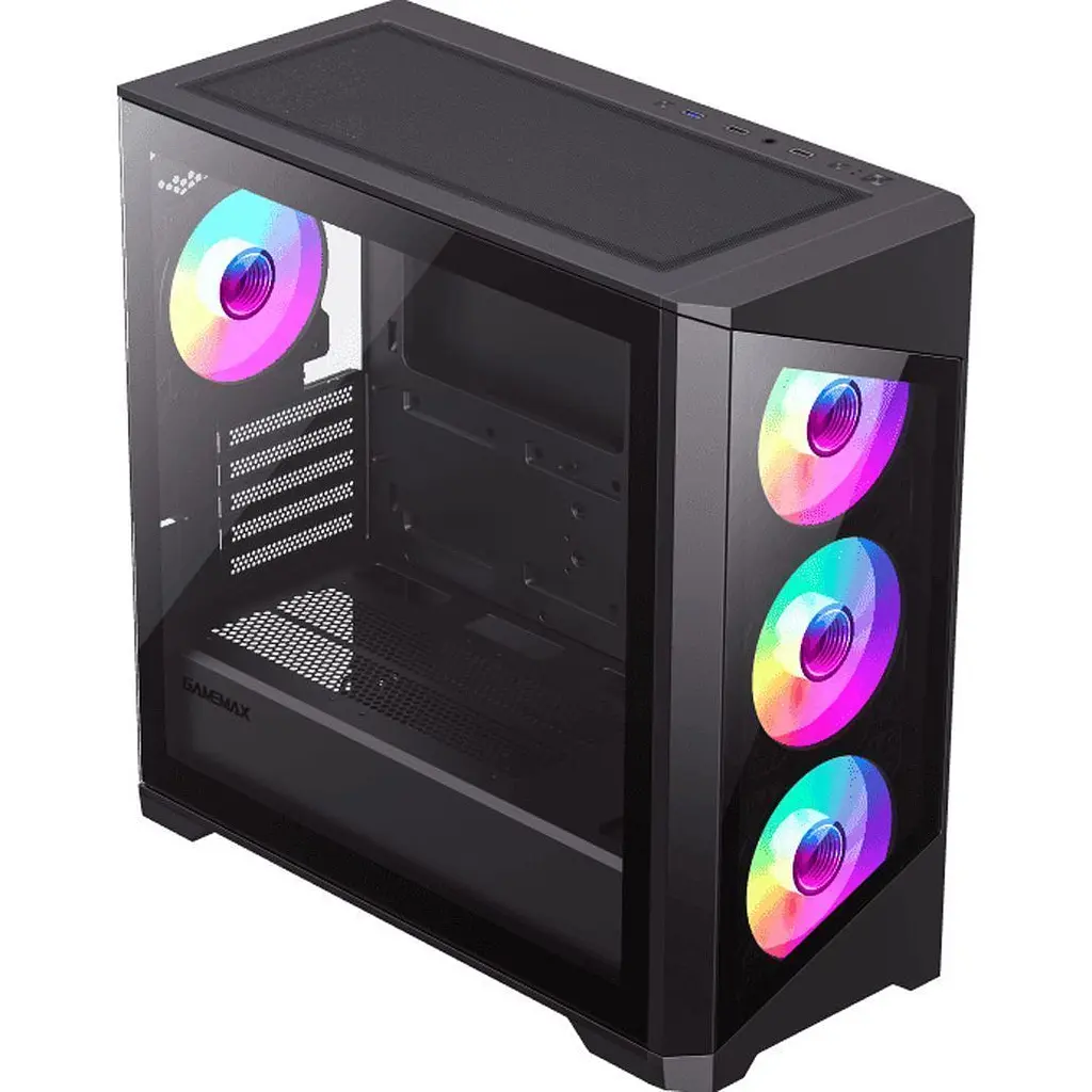 Корпус GameMax Destroyer TG Black [166136] - фото 4