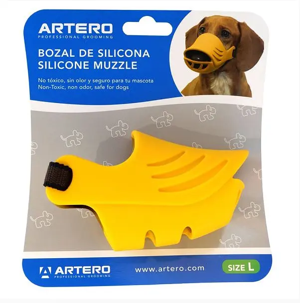 Намордник для собак Artero Dog Muzzle L жовтий P349 - фото 3
