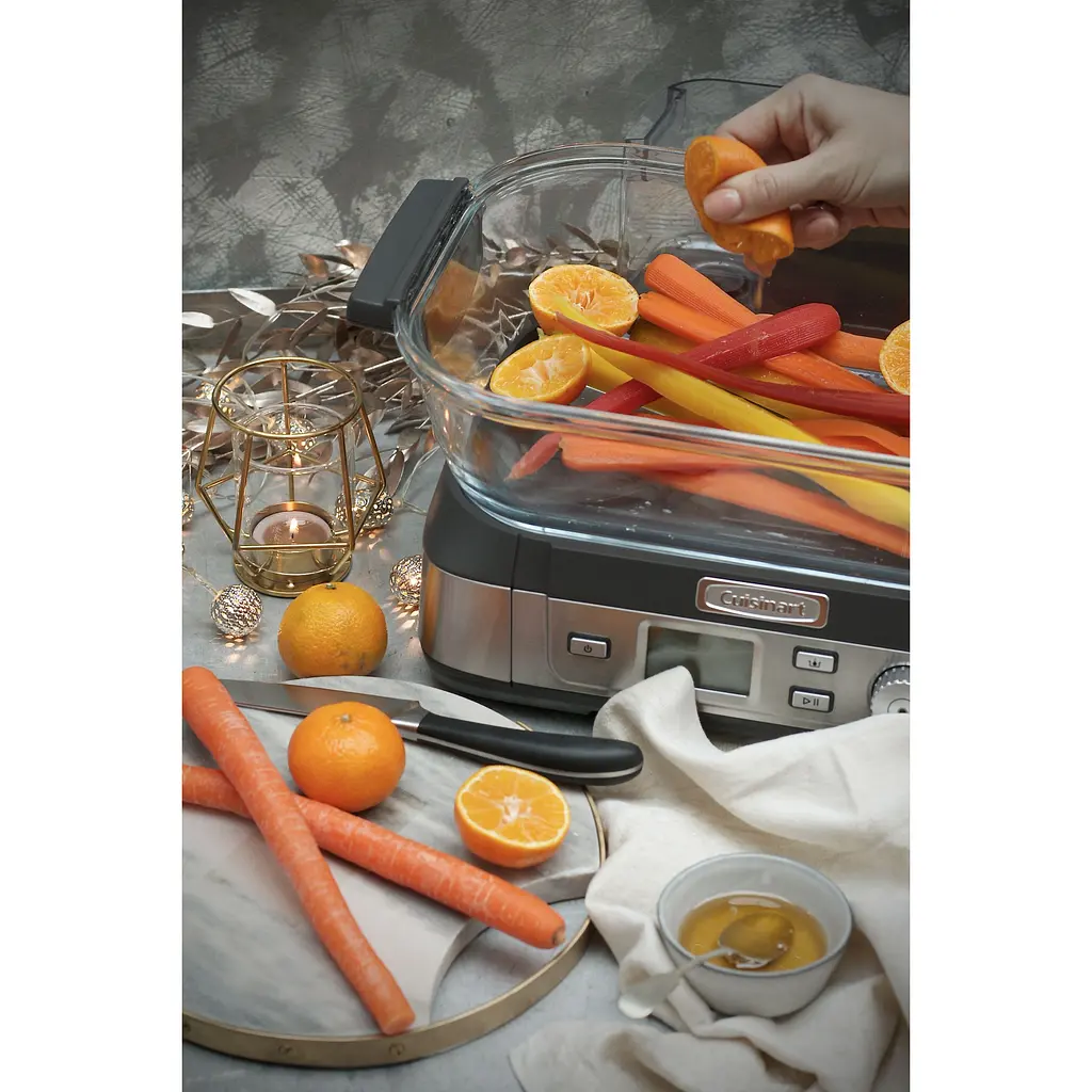 Пароварка Cuisinart сіра (STM1000E) - фото 8