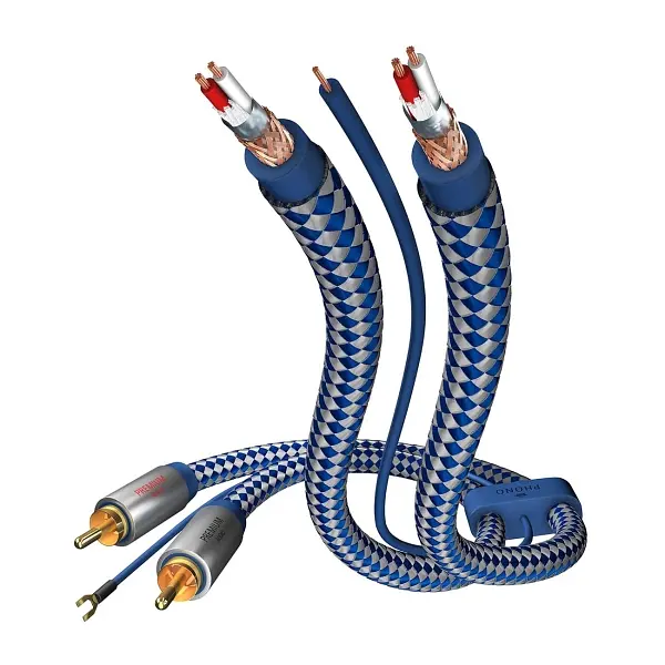 Межблочный кабель 2RCA-2RCA Inakustik Premium Phono 1,5m