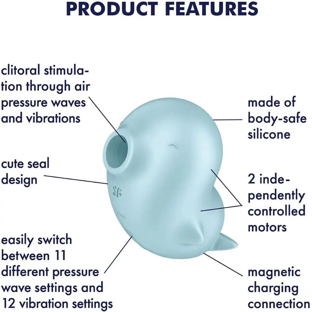 Вакуумний стимулятор Satisfyer Sassy Seal - фото 4