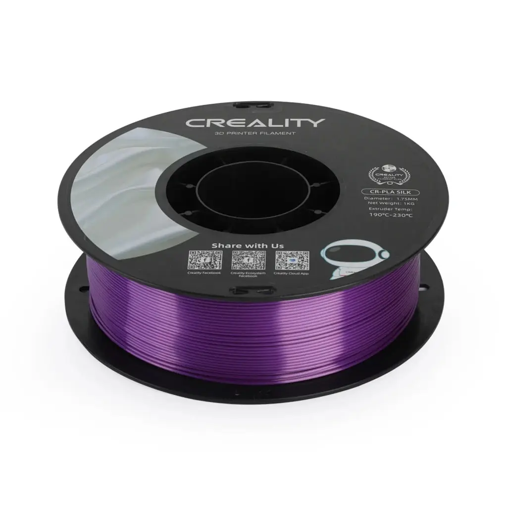 Пластик для 3D-принтера Creality PLA silky shine 1 кг, 1.75 мм, фіолетовий (3301120005) - фото 4