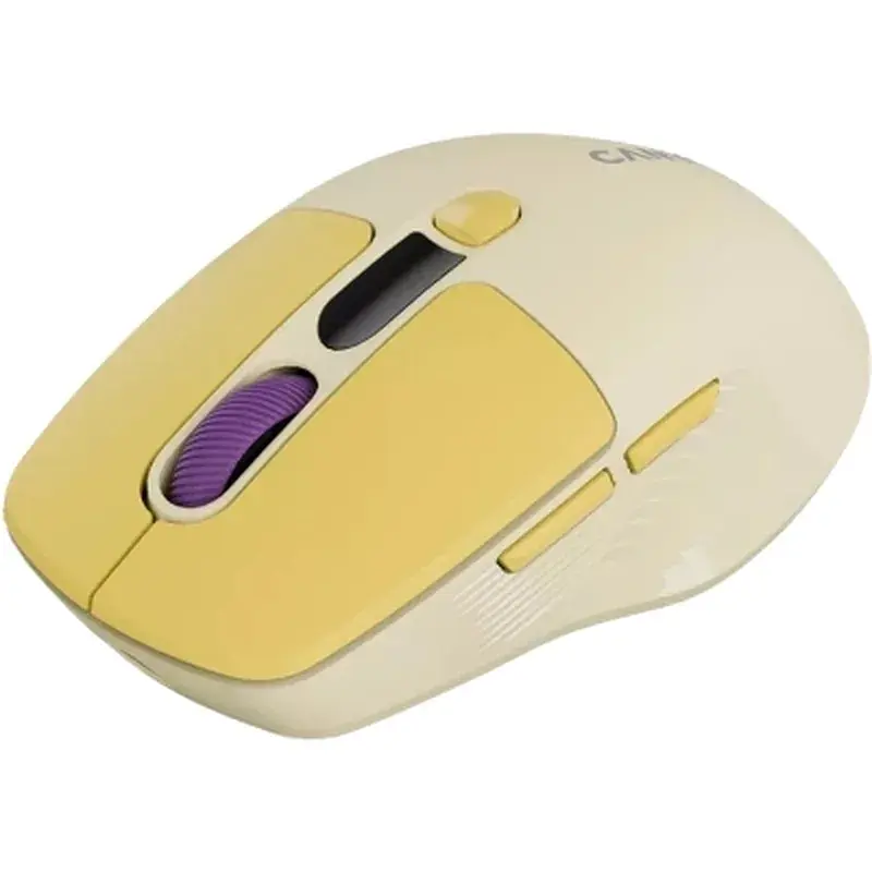 Мишка Canyon MW-26 LCD Silent Wireless/Bluetooth Yellow (CNS-CMSW26Y) - фото 2