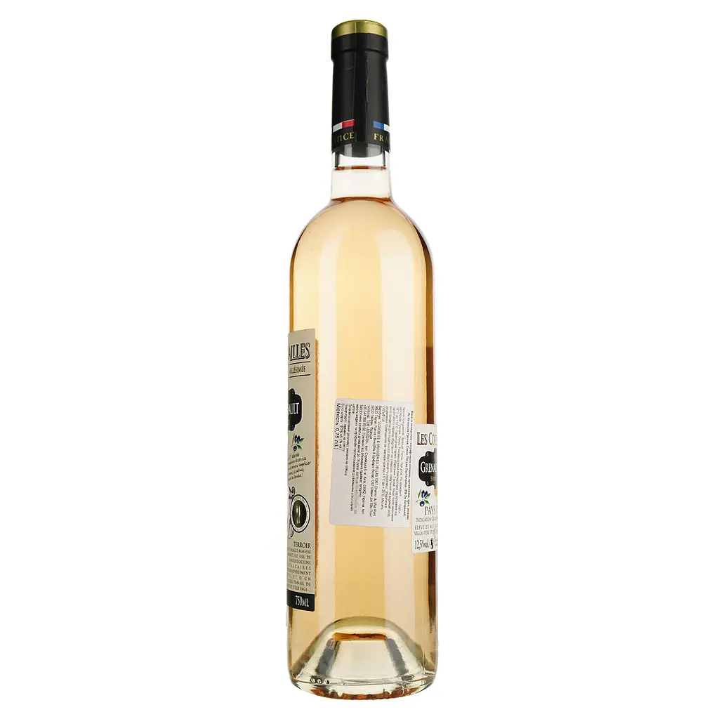 Вино Les Cochonnailles Grenache Cinsault IGP Pays D'Oc, розовое, сухое, 0,75 л - фото 3