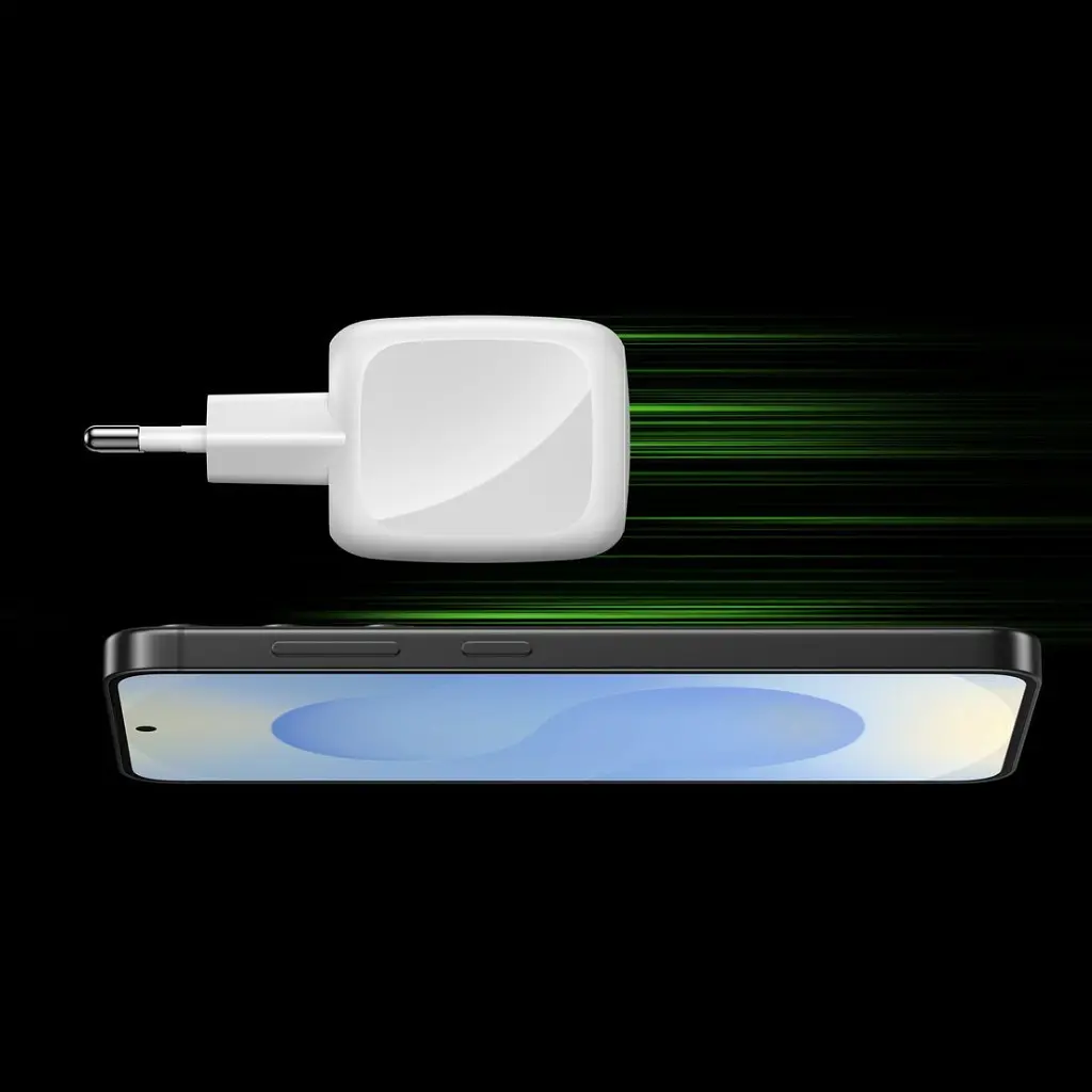 Зарядний пристрій Belkin 2xUSB-C PD50W GaN PPS white (WCH019KQWH) - фото 2