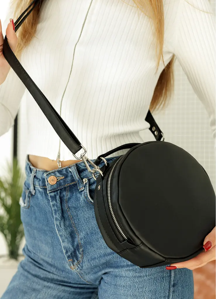 Сумка кроссбоді Sambag Bale MZN чорний 20 х 20 х 10 см (52200001) - фото 4