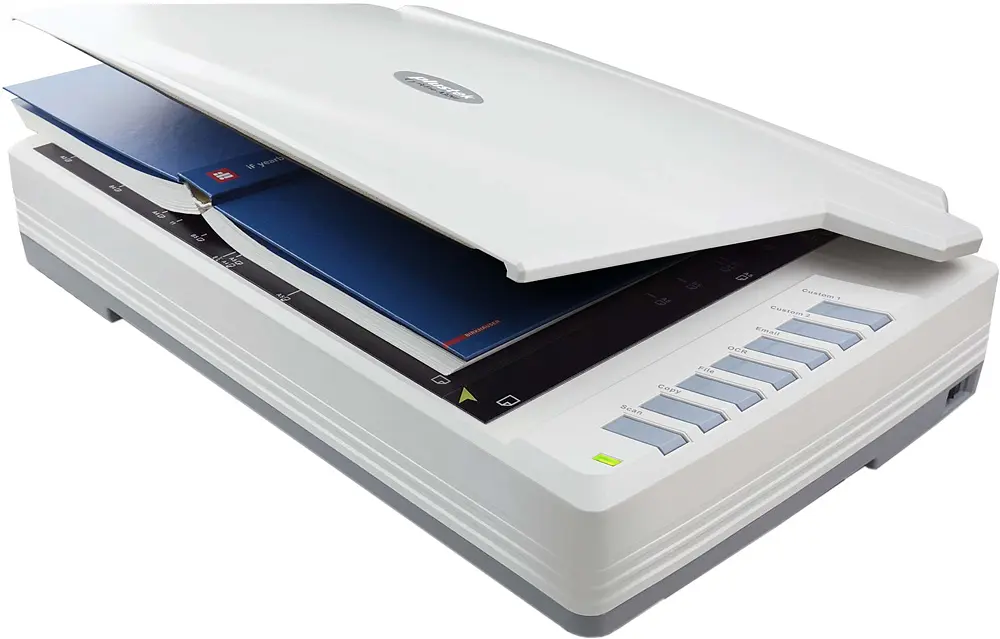 Сканер А3 Plustek OpticPro A320E (800x800dpi 48bit 7,7стор/хв планшетний сірий) - фото 2