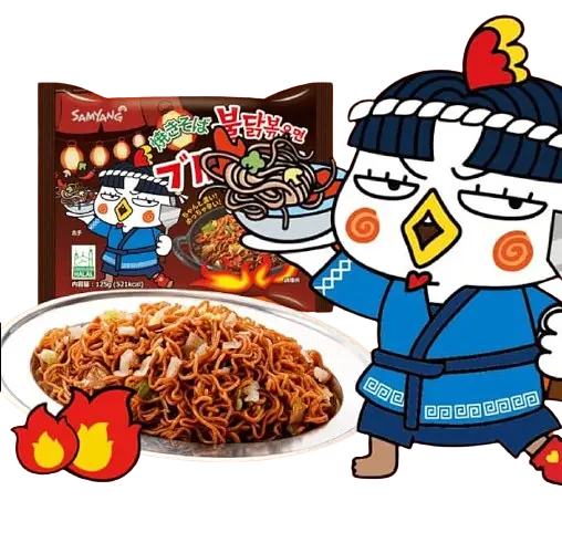 Локшина швидкого приготування Samyang Buldak Hot Chicken Flavor Ramen Noodles Yakisoba, 130г - фото 5