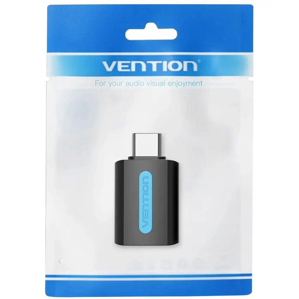 Перехідник Vention USB-A to USB-C Black (CDTB0) [170495] - фото 3