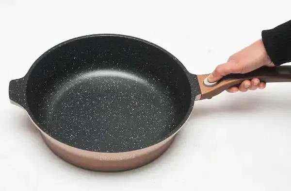 Набор кастрюль Royalty Line RL-ES2014M каструля 3 шт. сотейник 4 крышки сковорода 2 шт. 4 накладки - фото 5