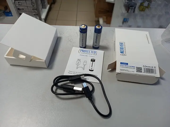 Акумулятор 14500 Keeppower Li-ion R6 1950mAh/2bl (P1450U1 AA) - фото 5