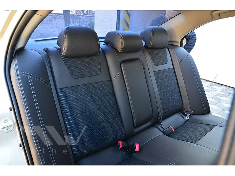 Авточохли модельні MW Brothers для Mitsubishi Lancer X c 2007 - фото 2
