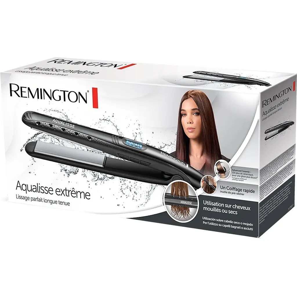 Выпрямитель Remington Aqualisse Extreme S7307 черный - фото 4