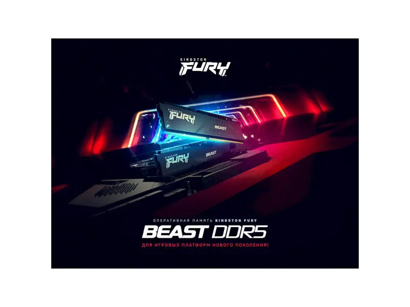 Пам'ять для настільних комп'ютерів Kingston FURY 64 GB (2x32GB) DDR5 5200 MHz Beast Black EXPO (KF552C40BB2K2-64) - фото 5