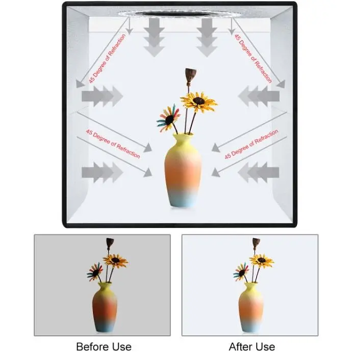Фотобокс Puluz PU5032B LED 30 см [79360] - фото 5