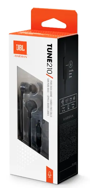 Гарнітура JBL T210 Black (JBLT210BLK) - фото 7