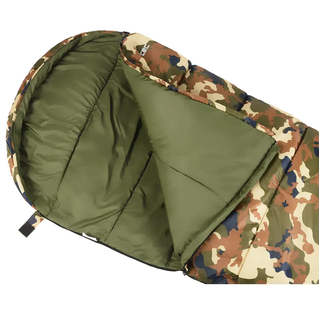 Спальный мешок Outtec Mummy кокон демисезонный камуфляж - фото 7