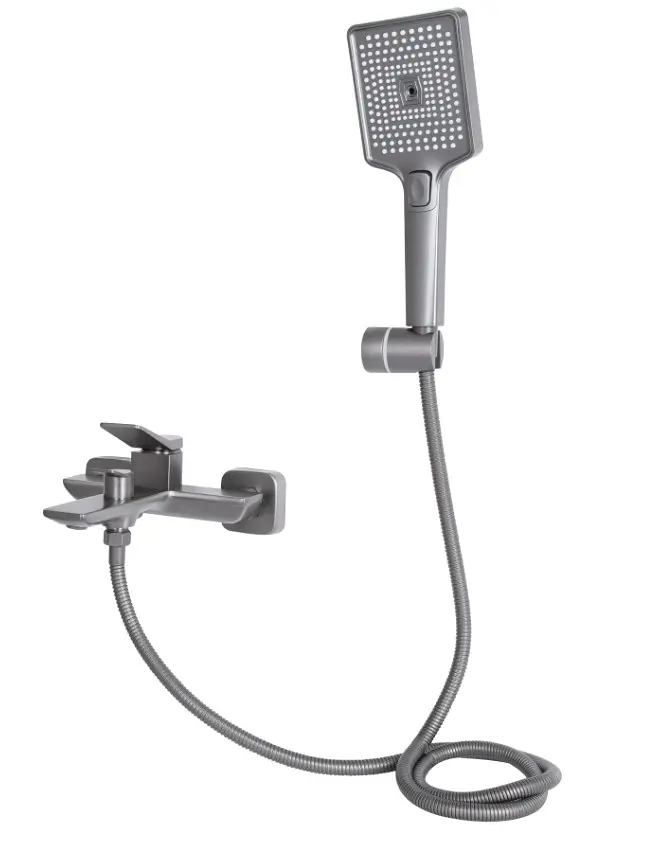 Змішувач для ванни Qtap Presto (з душовим гарнітуром) QTPRE259GRP45584 - фото 2