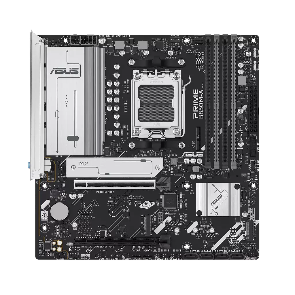 Материнська плата ASUS PRIME B850M-A-CSM Socket AM5