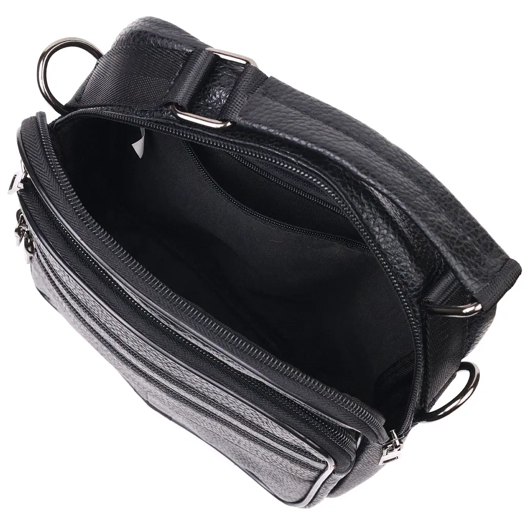 Кожаная мужская сумка Vintage 20х24х5 см sum0023559 - фото 4