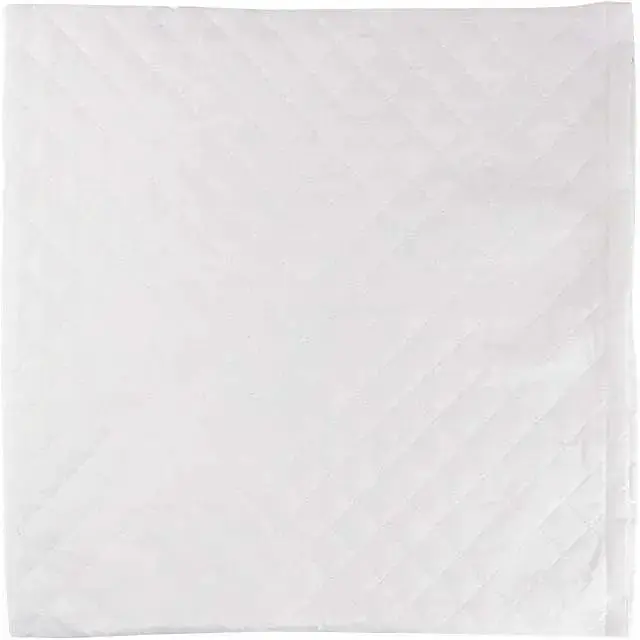 Чохол на подушку Руно Ромб на блискавці стьобаний мікрофайбер 70х70 см білий (384.52У_ромб) - фото 2