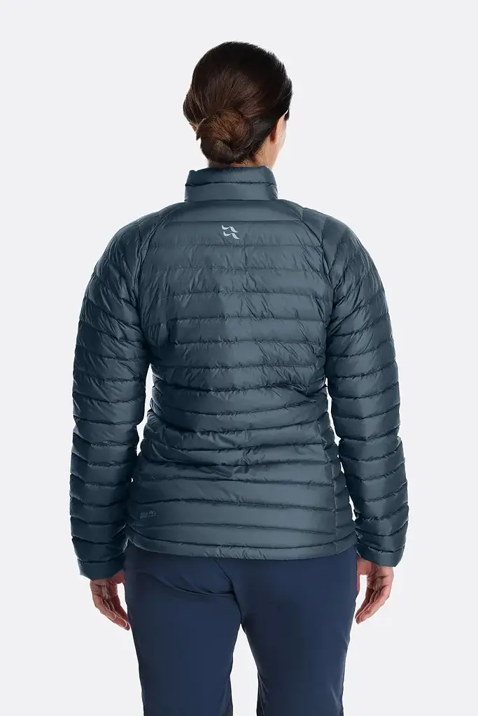 Пуховик жіночий Rab Microlight Jacket Womens 12 Темно-синій - фото 2