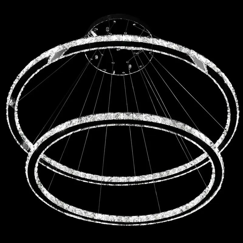 Люстра подвесная Brille с пультом LED 128W WW+NW+CW CH (BR-988S/2) - фото 5