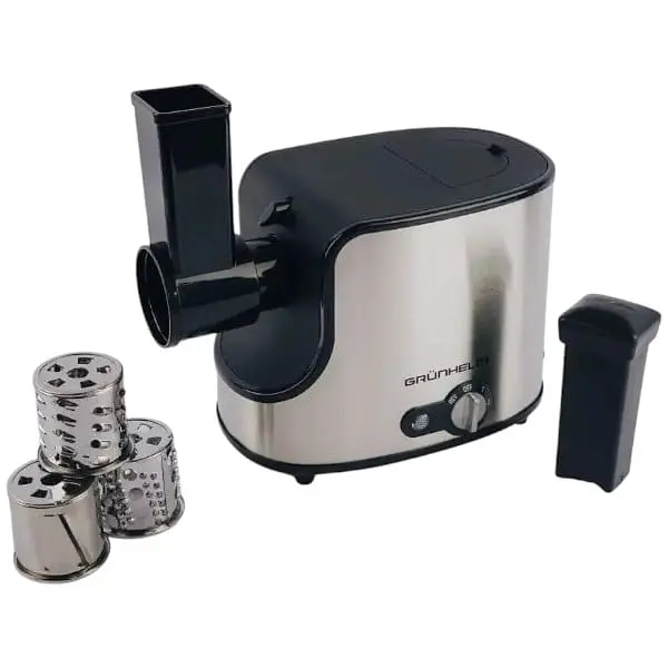 Електрична м'ясорубка Grunhelm AMG240SSJ 2400 Вт Сіра - фото 4