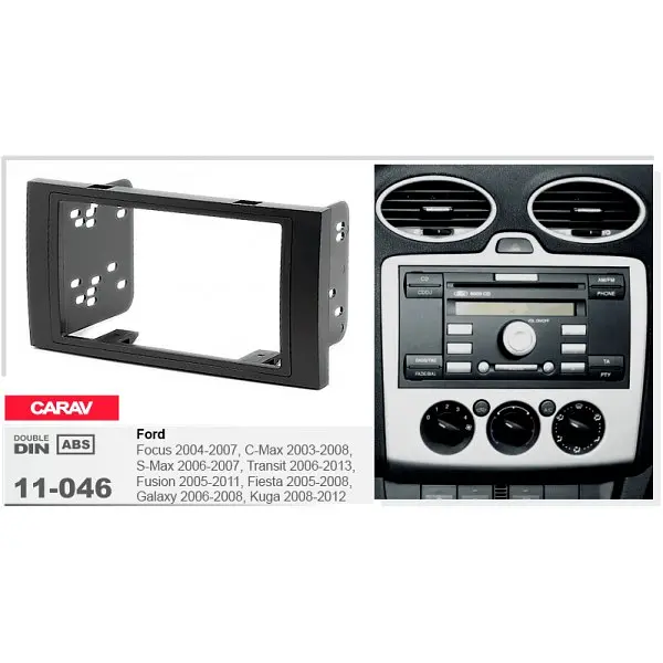 Переходная рамка Ford Transit, Focus, C-Max, S-Max, Fusion, Fiesta, Galaxy, Kuga Carav 11-046 - фото 6