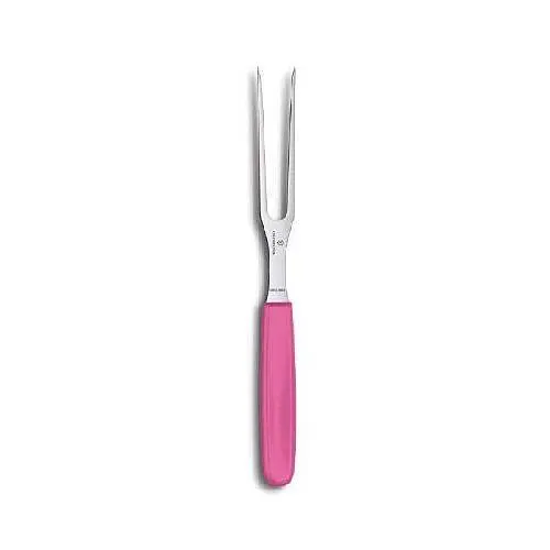 Кухонна виделка Victorinox Carving Flat 15см з рож. ручкою - фото 2
