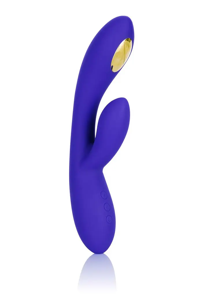 Вибратор-кролик CalExotics Impulse Estim Dual Wand 21.5 см фиолетовый - фото 2