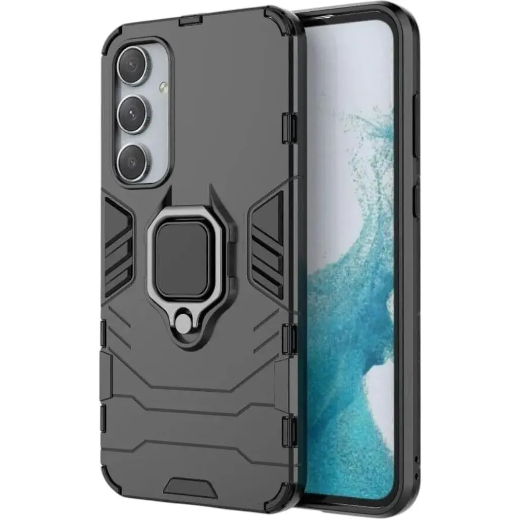 Чехол бампер Primolux Ring Armor для телефона Samsung Galaxy A55 5G (SMA556) Black - фото 1