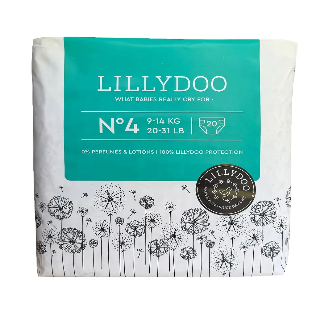 Підгузки LILLYDOO 4 (9-14 кг), 20 шт
