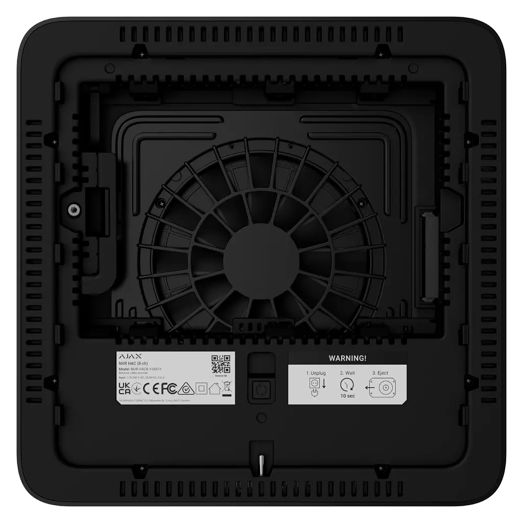 Реєстратор для відеоспостереження Ajax NVR_8 HAC black - фото 4