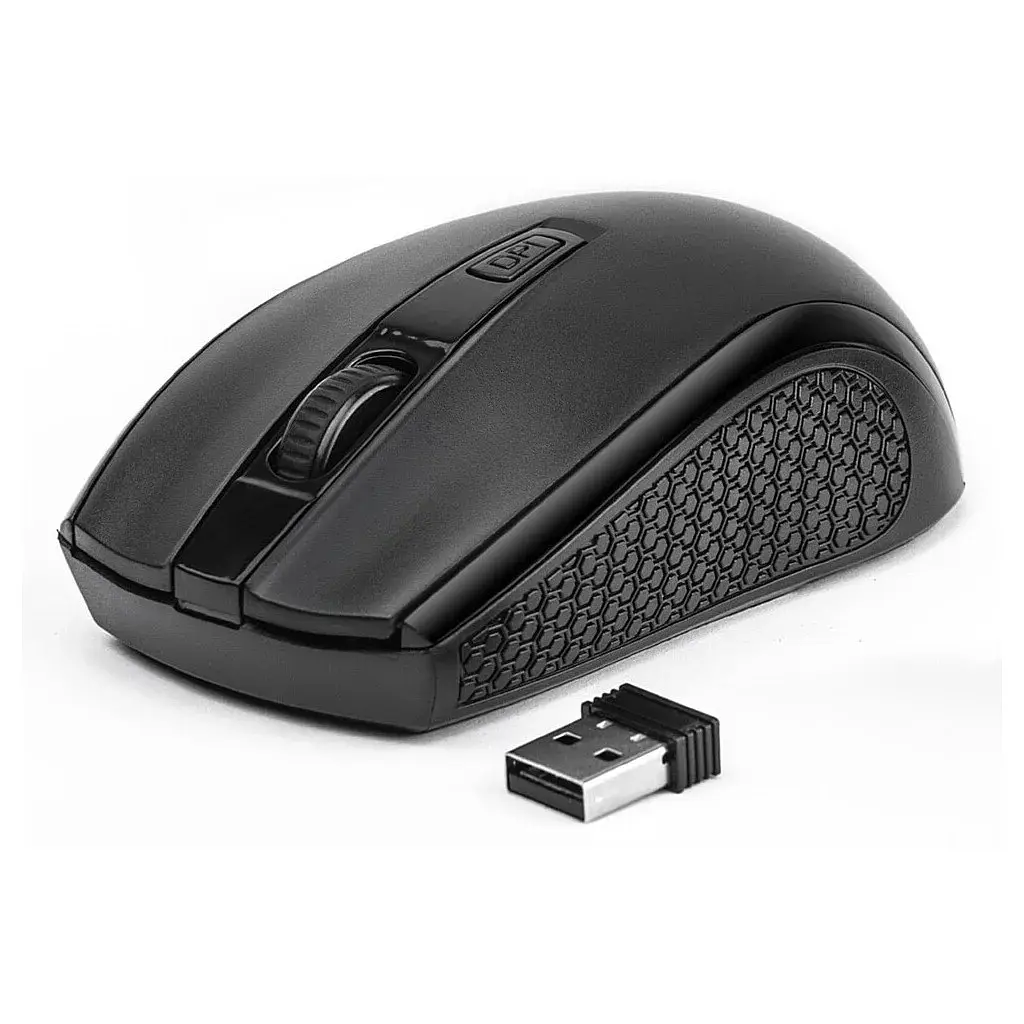 Мишка REAL-EL RM-308 Wireless Black (EL123200033)