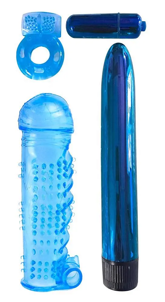Набор секс-игрушек Classix Ultimate Pleasure Couple’s Kit 4 шт. синий - фото 2