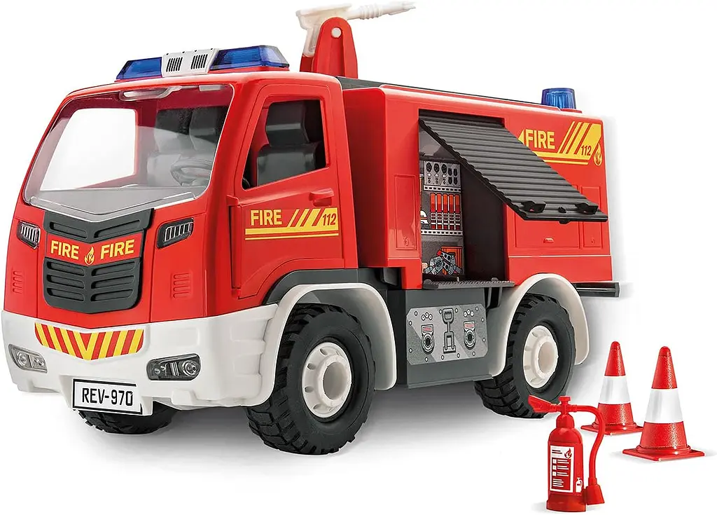 Машинка Revell Control RC Fire Truck на управлении красная 00970 - фото 2