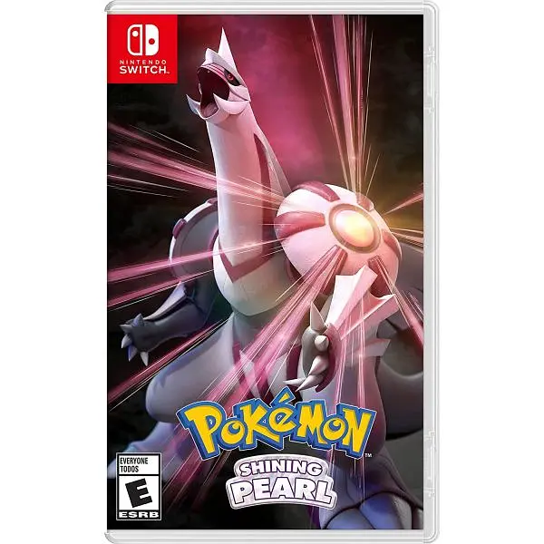 Игровая консоль Nintendo Switch OLED model Neon Blue-Red + Pokemon Shining Pearl - фото 7