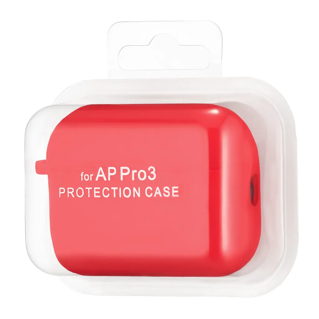 Чохол Silicone Case 2,5mm with microfiber for AirPods Pro 3 Red - фото 2