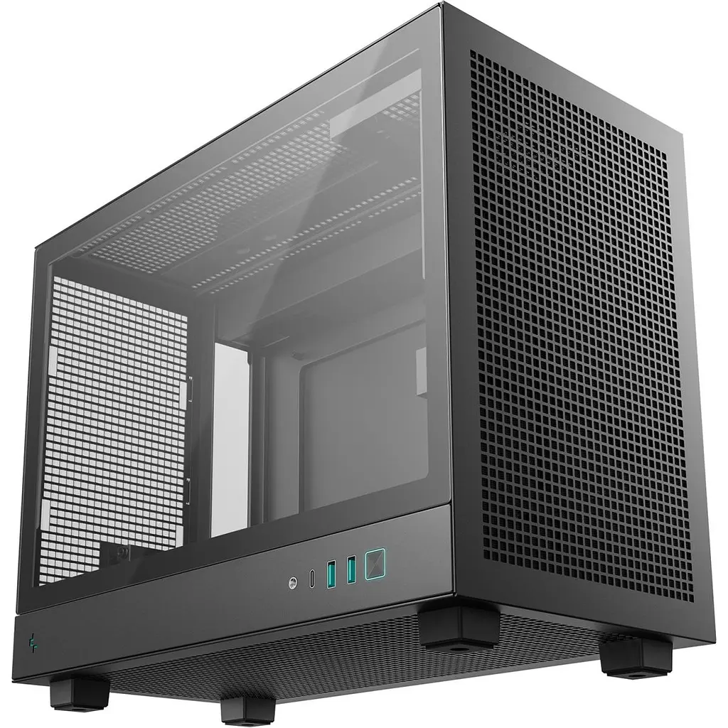 Корпус DeepCool CH160 Plus Black (R-CH160-BKNGM0-G) [176763] - фото 3