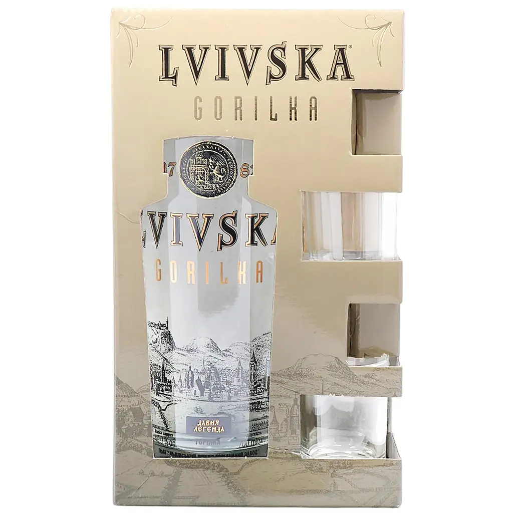 Горілка Lvivska gorilka Давня легенда 40% 0.7 л + 2 чарки - фото 8