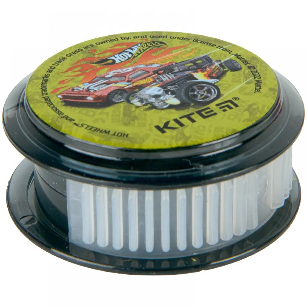 Точилка Kite HW22-117 Hot Wheels круг.,з конт.(24)(720) - фото 2