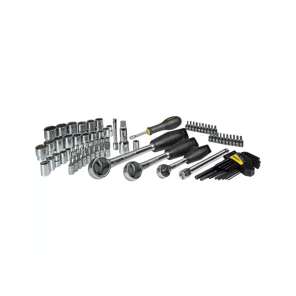 Набір інструментів Stanley Maxi-Drive торцевих 1/4", 3/8", 1/2", 80 предм. (STHT0-73930) - фото 2