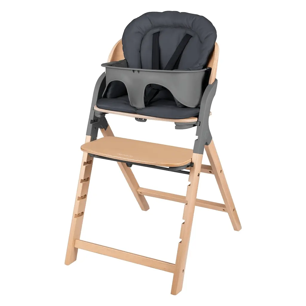 Стілець для годування Lionelo MEGAN GREY WOOD (LO-MEGAN GREY WOOD) - фото 4