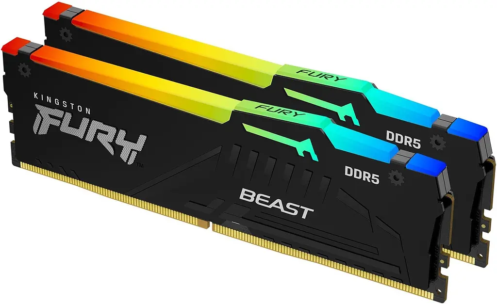 Kingston Пам'ять ПК Kingston DDR5 16GB KIT (8GBx2) 5600 FURY Beast RGB EXPO - фото 2