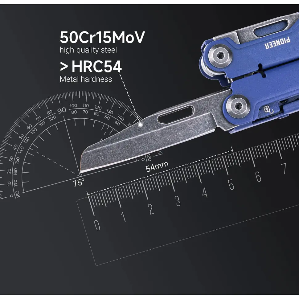Мультитул Nextorch Pioneer MT20, синій - фото 11