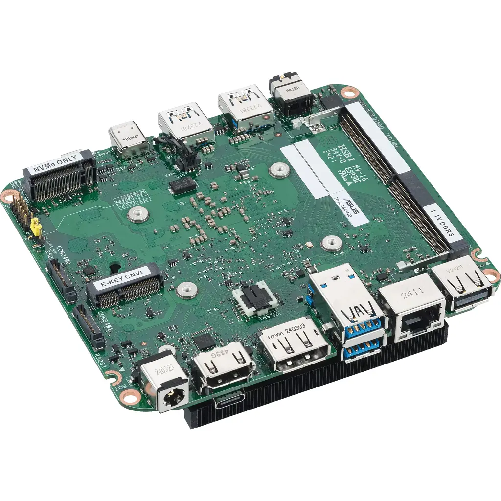 Комп'ютер ASUS NUC 14 Essential RNUC14MNK9700002 Slim Kit(L6) / N97, M.2 22x80 NVMe & SATA SSD, EU Cord (90AR00M2-M00080) - фото 8