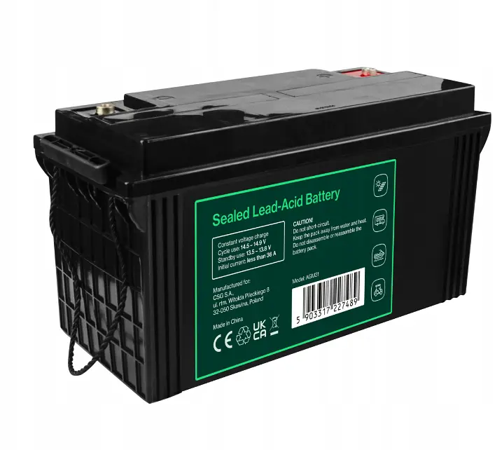 Акумулятор Green Cell AGM VRLA 12V 120Ah IP54 не потребує облуговування (термін служби - 5 років) - фото 3