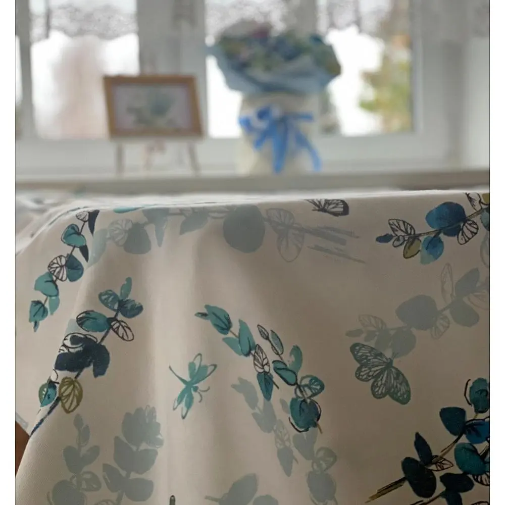Скатертина Ecotton 11869-1 Мирт Рогожка 200х150 см (23645) - фото 3